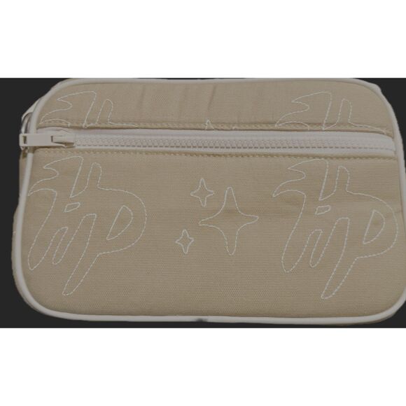 Hyde Park HP Logo Stitch Crossbody Bag NWT Khaki Cream Chain Strap Streetwear - Picture 7 of 9